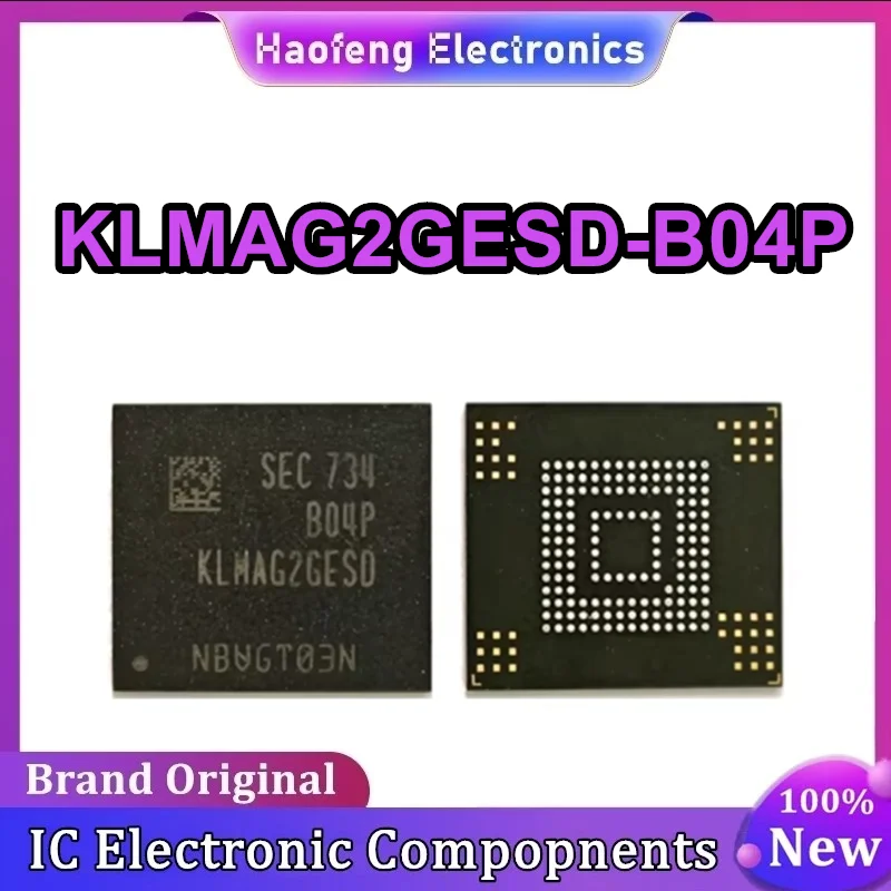 KLMAG2GESD-B04P 16GB industrial grade eMMC 5.1 version font library New Original in Stock