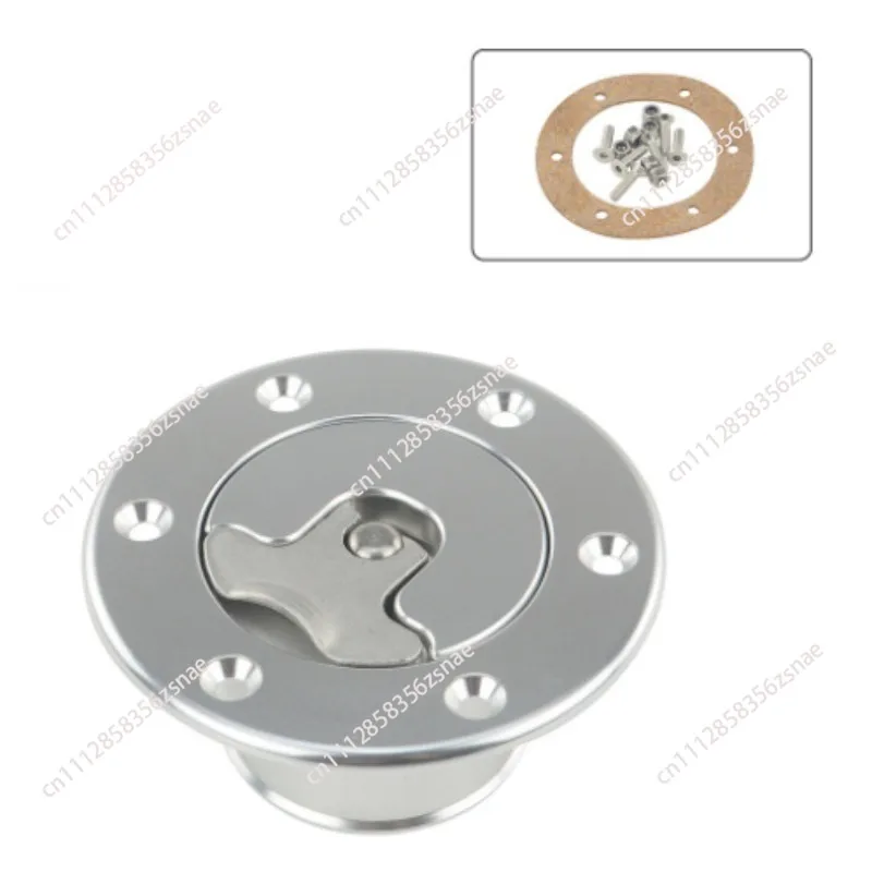Full Aluminum Explosion-Proof Fuel Tank Cap, Racing & Off-Road Fuel Filler Cap, OD 8 cm, ID 5 cm