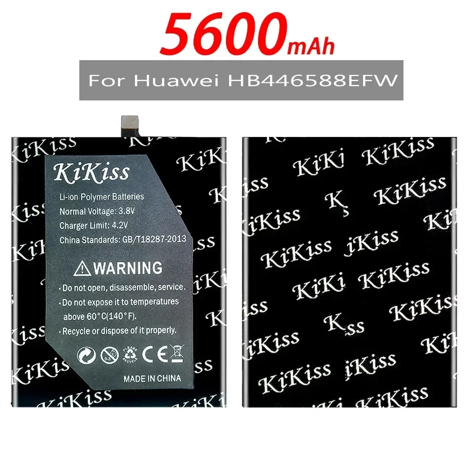 KiKiss Battery 5600mAh HB446588EFW for Huawei HB446588EFW High-capacity Mobile Phone Built-in