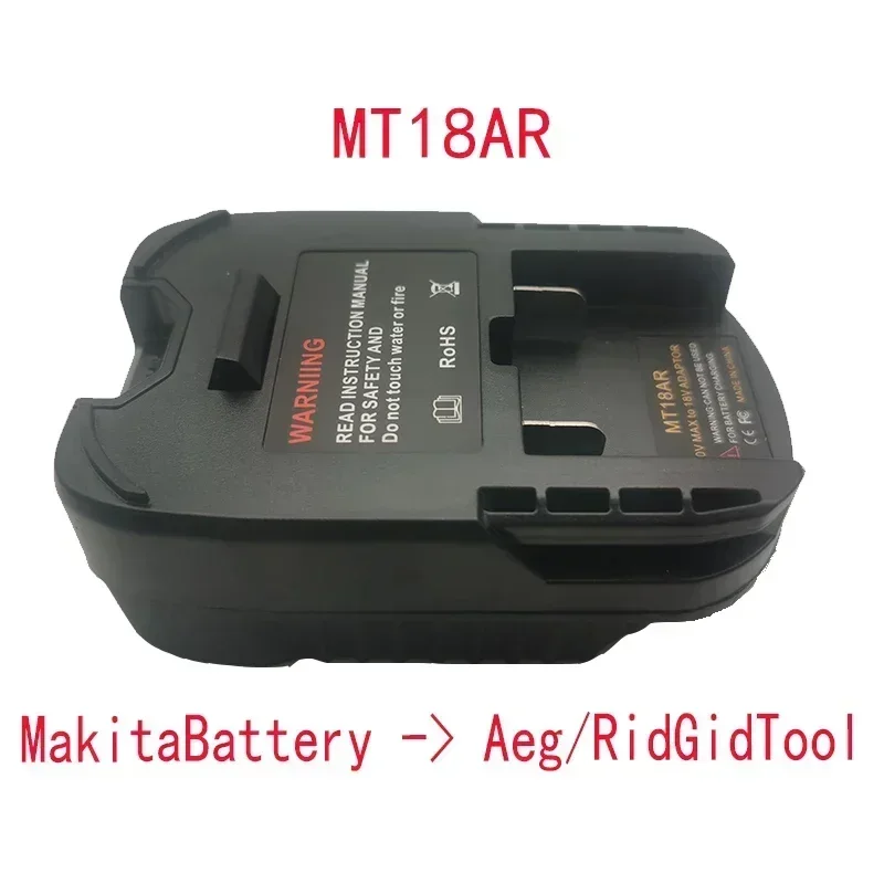 Imagem -06 - para Makita para Dewalt para Bosch para Milwaukee Adaptador de Bateria Conversor Mt18ar Dm18ar Bs18ar para Ridgid & Aeg 18v Ferramenta