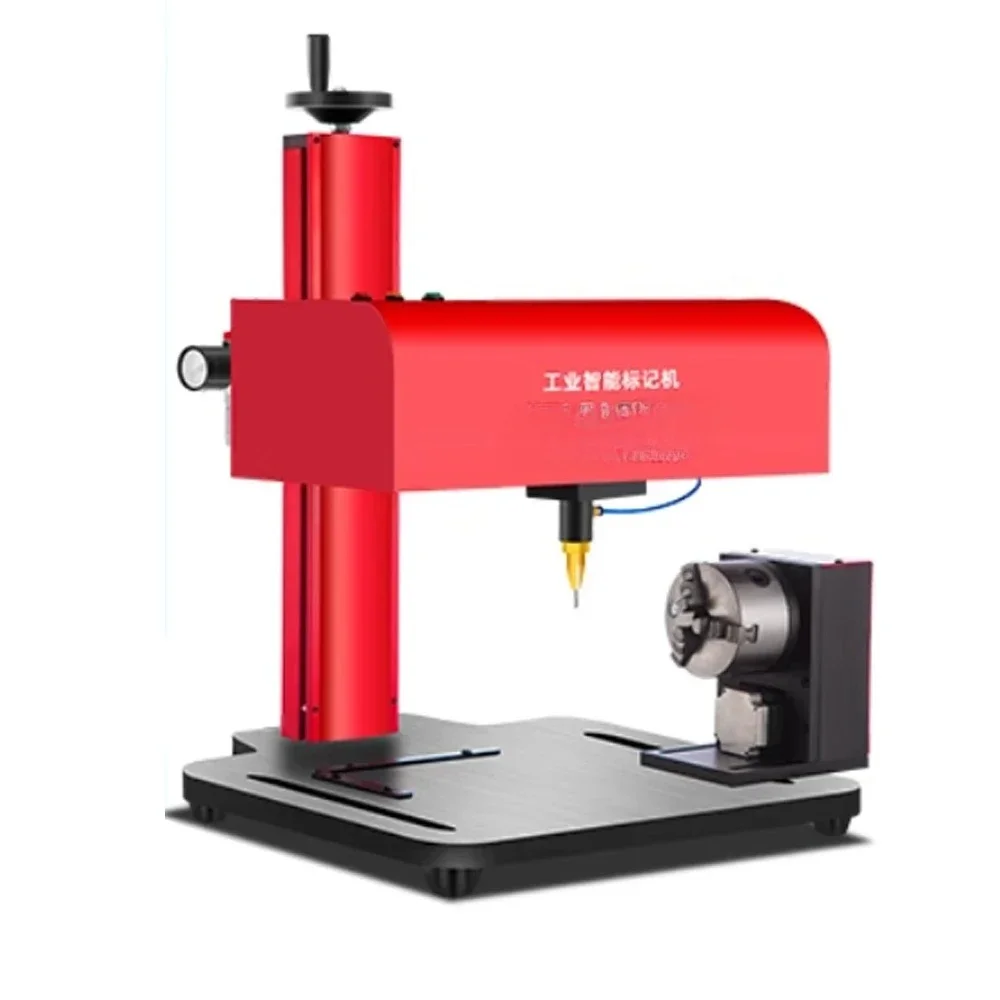 3-axis Rotation Dot Peen Marking Machine Pneumatic Marking Machine Both Plane And Circumference Support Windows XP/ WIN 7