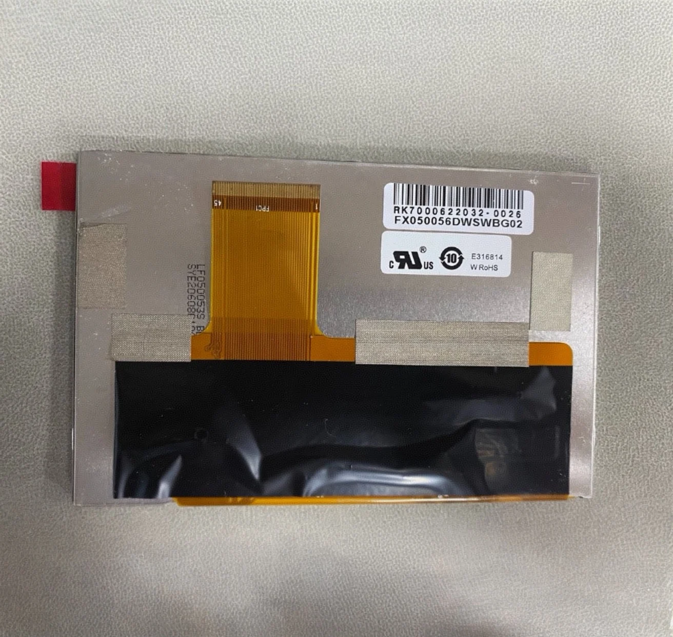LF050053S FX050056DWSWBG02 5 inch LCD Display Screen