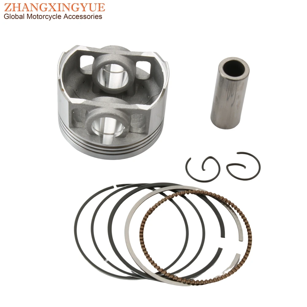Skuter 52.4mm zestaw tłoka dla Peugeot 125 Citystar Django Speedfight 3 Tweet 125cc 4 suwowy — zdjęcie 3