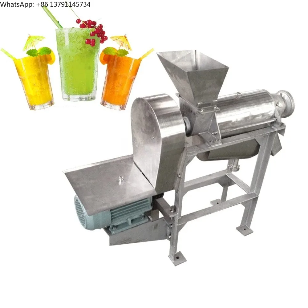 2025 Industrial Electric Fruit and Vegetable Juicer Extractor Machine Automatic Tomato Orange Single Auger Screw Juicer