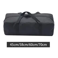 Portable Grill Storage Bag Accs Weather Resistant Thicken Oxford Cloth Cover for Barbecue Patio Backyard Camping Cooking Tools