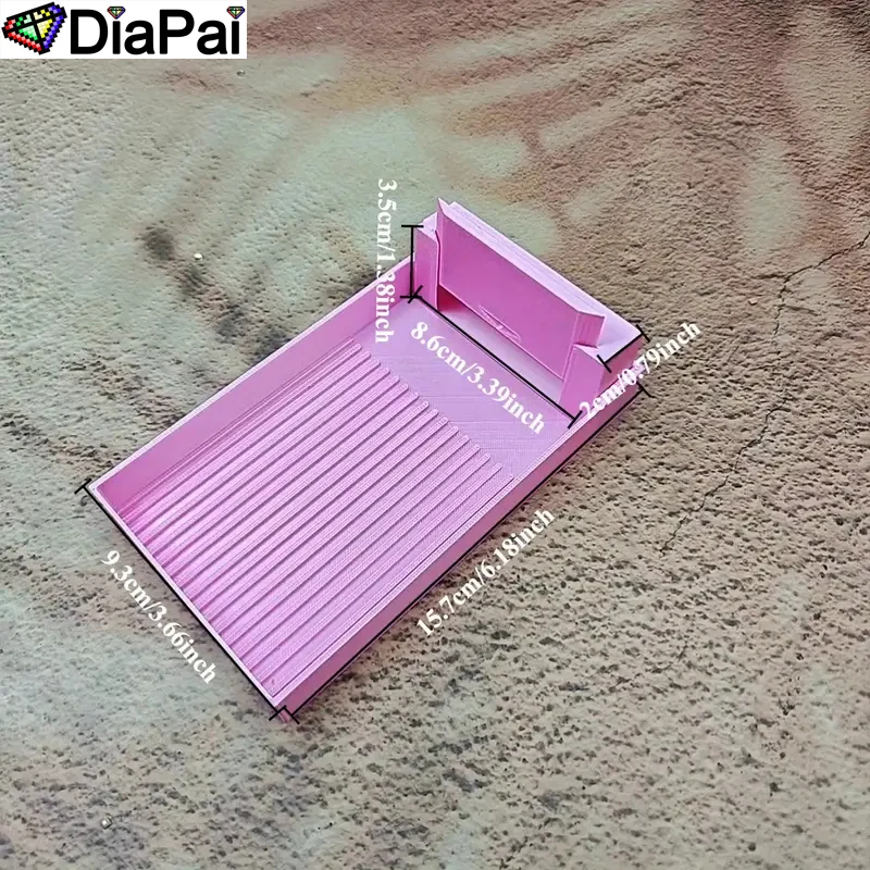 

DIAPAI 3D-печать, инструменты для алмазной живописи, лоток для точечной дрели с выдвижной крышкой, коробка для хранения, мозаика, аксессуары для вышивки своими руками