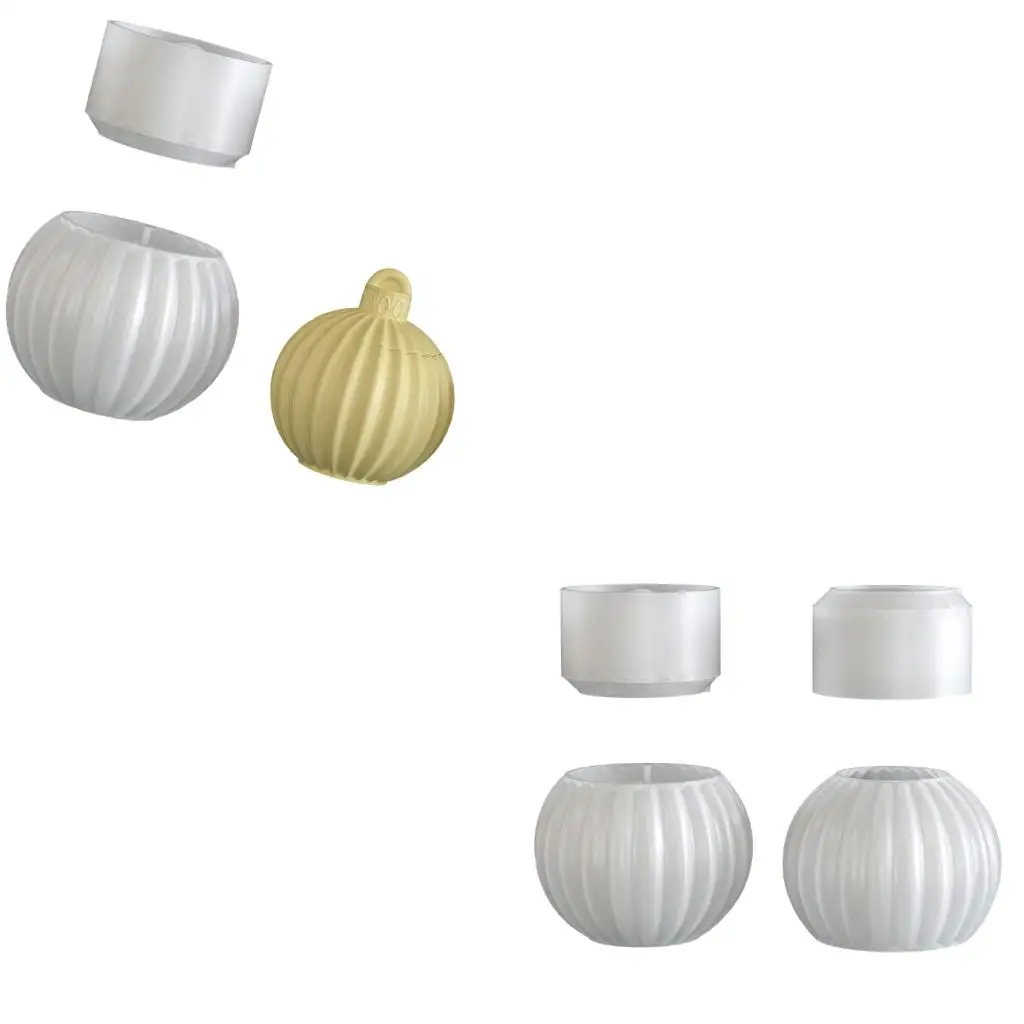  Versatile Reusable Silicone Mold Decorative Containers Moulds Suitable for Plant Pots Coin Holders and Craft Accessories