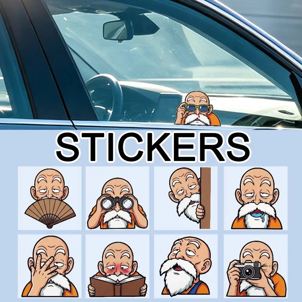 DRAGON BALL GOKU Funny Durable Waterproof Reflective Decor Sticker Scratch Cover For Motorcycle Car Helmet Fridge Accessories