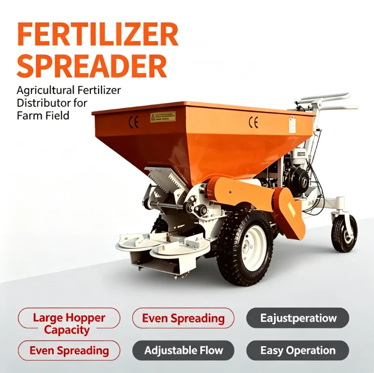 Jintu Agricultural 7 Self-Propelled Manure Spreader Fertilizer Spreading Machine Large Hopper Capacity for Farmland