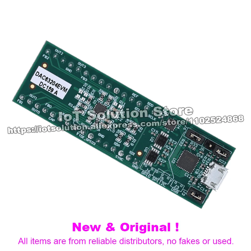 DAC63204EVM DAC63204 evaluation module for four-channel, 12-bit, VOUT and IOUT smart DAC