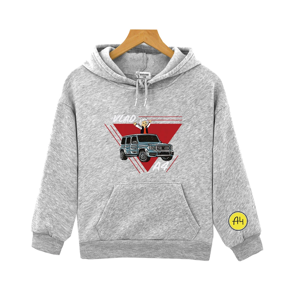 Kids Hoodies Merch A4 Gelik Print Casual Family Girls Clothing Children's Tops Cartoon Sweatshirt Kawaii Pocket Baby Boy Clothes
