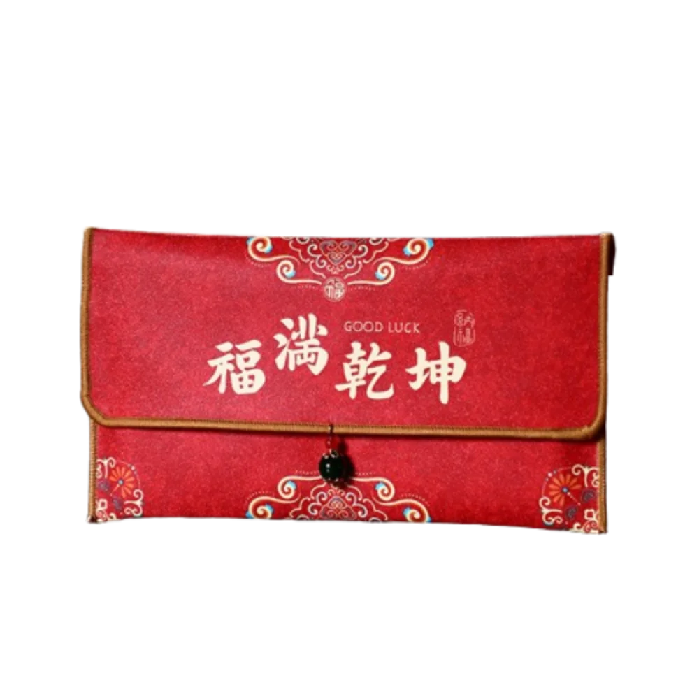 

Chinese Style New Year Red Envelopes Blessing Brocade Red Pocket Traditional Hongbao Lucky Money Bag Spring Festival Supplies