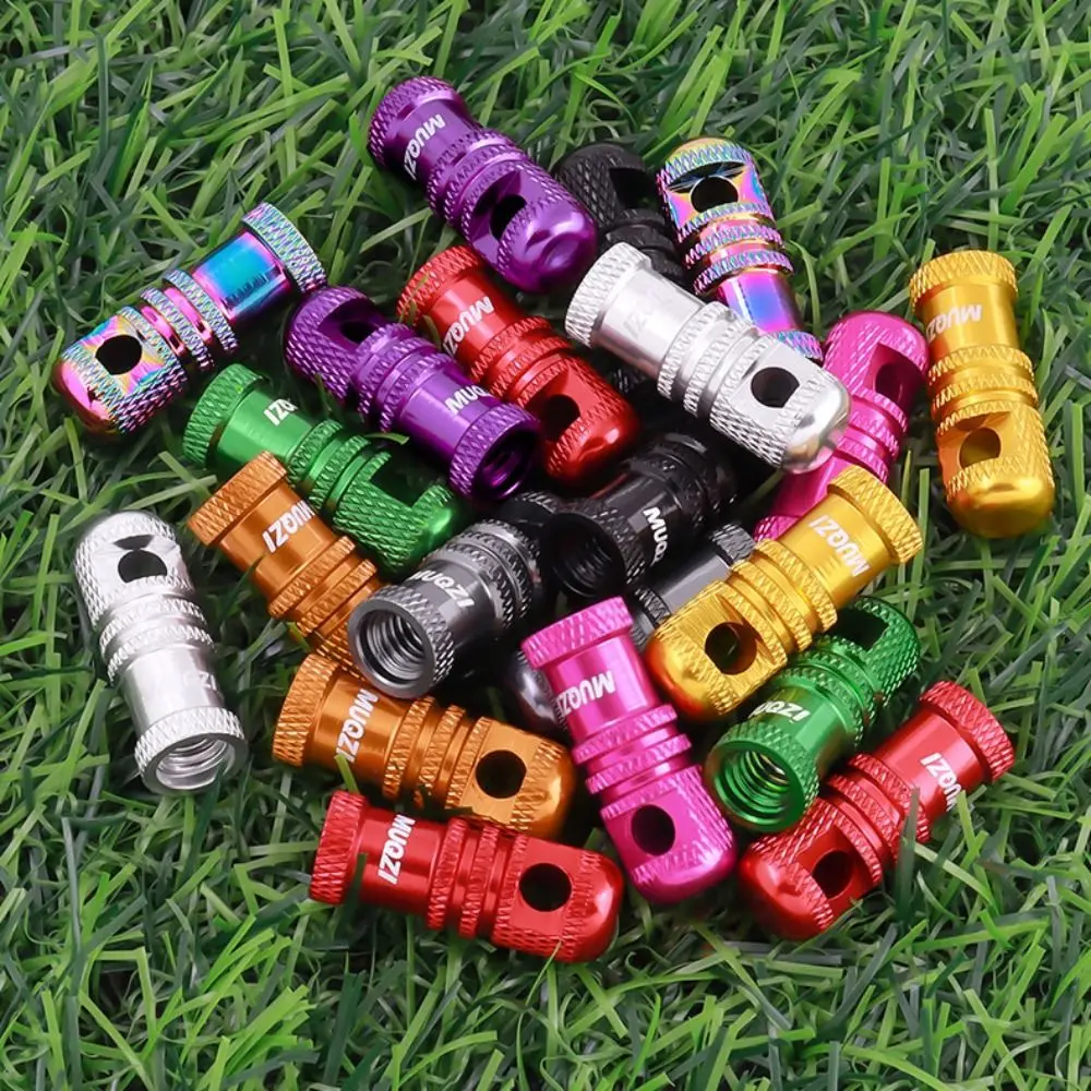 2PCS 2 in 1 Presta Valve Stem Cap Anti Corrosion Wear Resistant Tubeless Tire Valve Cap Colorful Ultralight