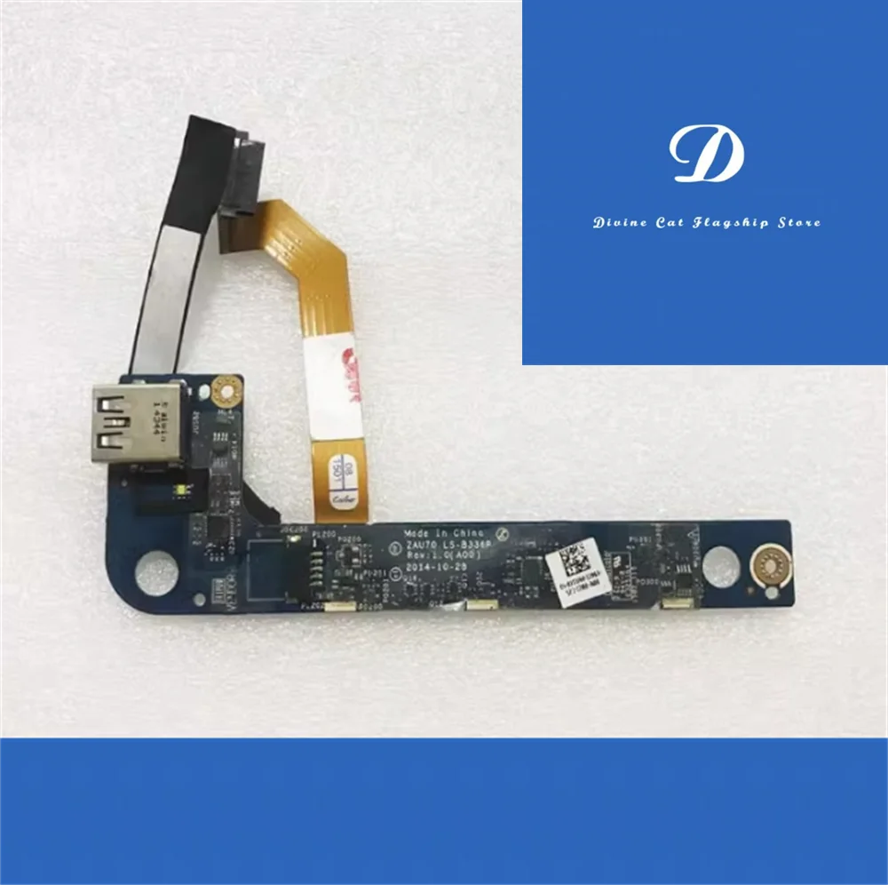 FOR Dell Latitude E7350 7350 LS-B336P JTJJW Power Interface USB Board With Cable