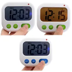 Trillingswekker Luminova Led Digitale Timer Elektronische Snoep Horloge Desktop Display Student Klok Bureau Gadgets