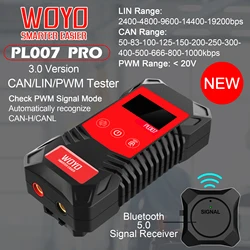 PL007 PRO 3.0 CAN BUS Tester with Wireless Signal Receiver, LIN BUS Analyzer, PWM Signal Detector For Automotive Diagnostic Tool