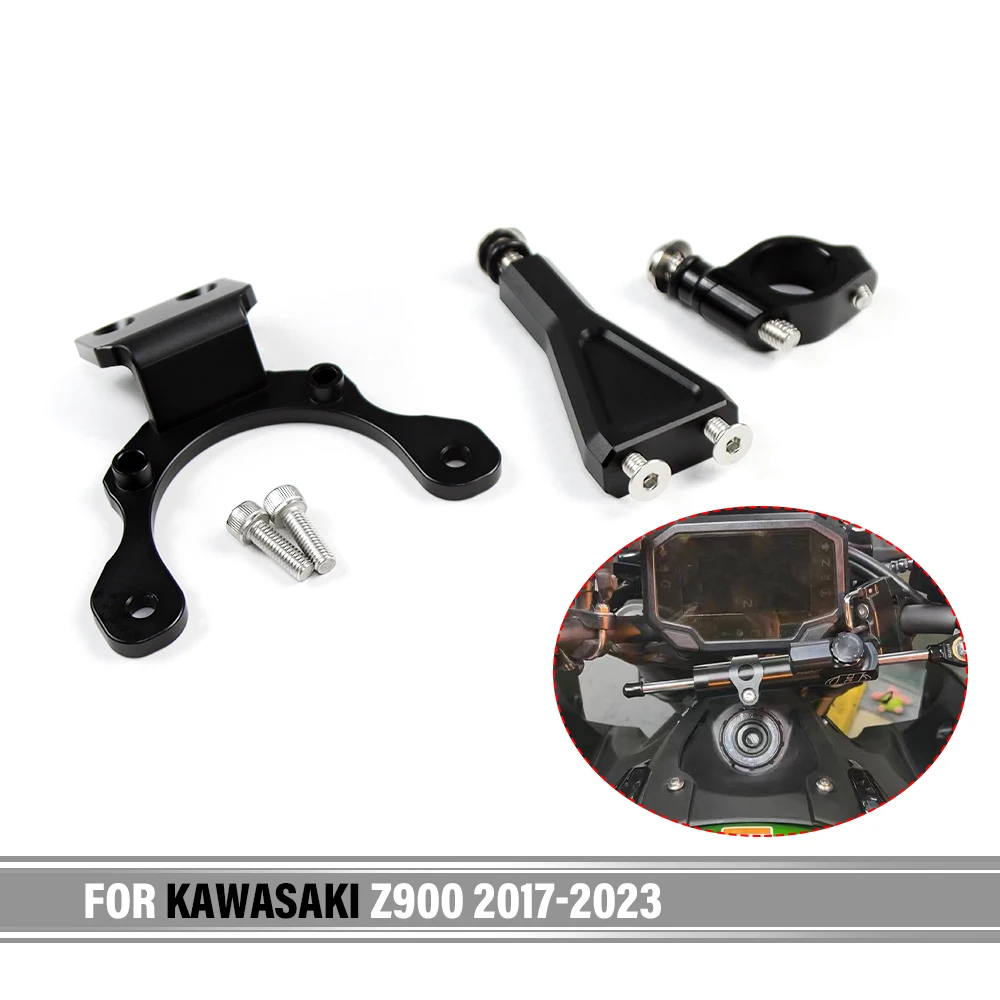 

For KAWASAKI Ninja400 Z400 ZX-4R ZX4R 2018 2019 2020 2021 Motorcycles Damper Steering Stabilize Bracket Mount Safety Control