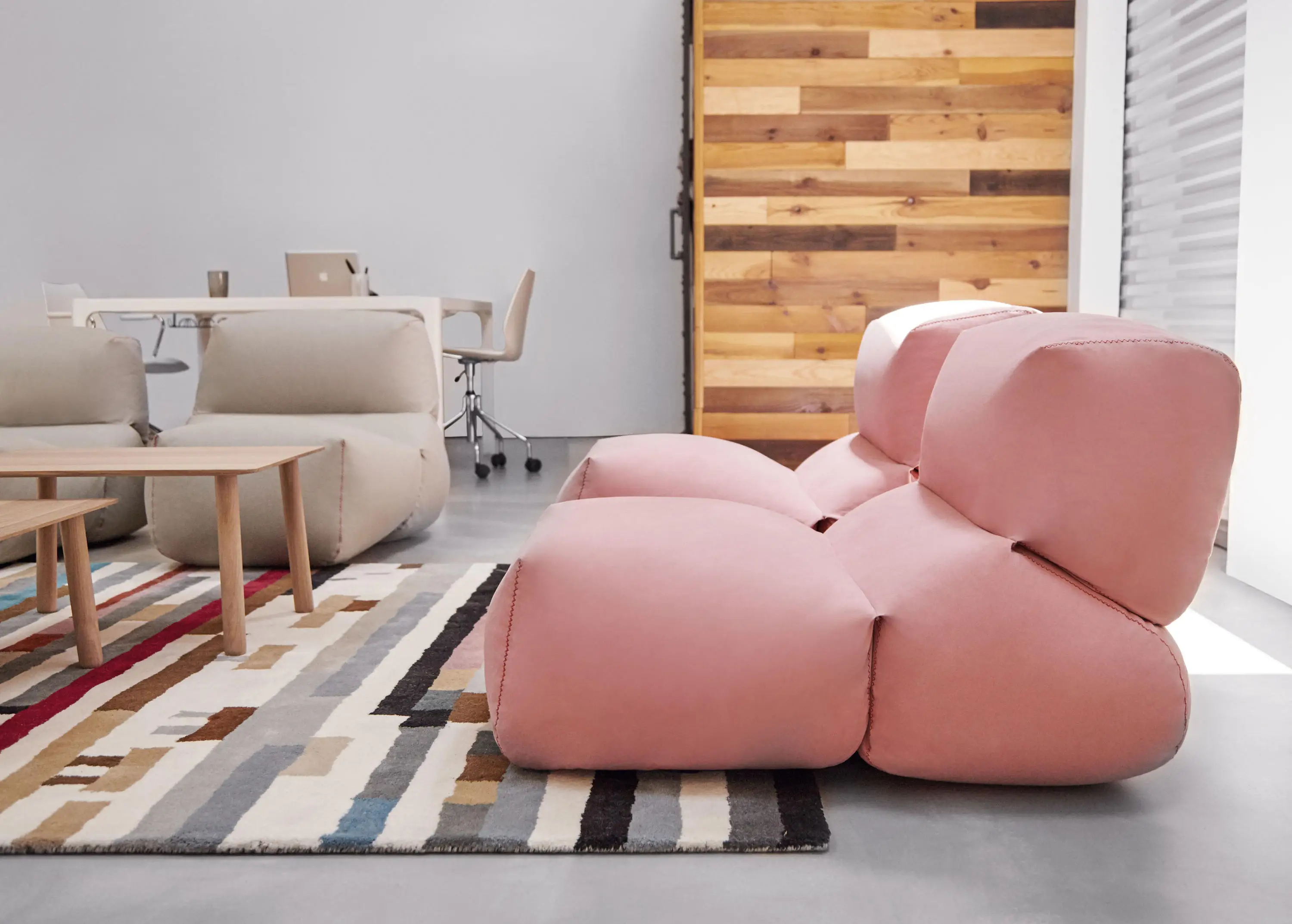 Großer Lounge-Sitzsack, faules Sitzsack-Sofa