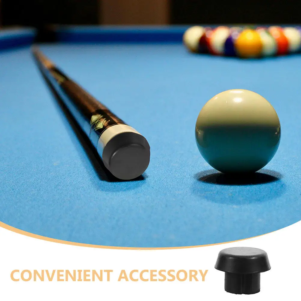 

2 шт. сменные заглушки для бильярдного кия, защитные наконечники для рукоятки, аксессуар для бильярда, заглушки-удлинители для рукоятки
