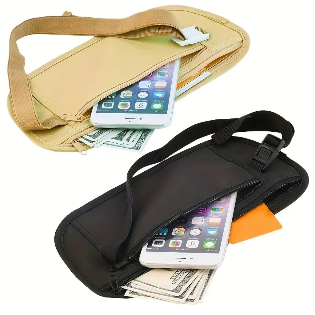 

Invisible Travel Waist Pack Passport Wallet Waist Pack Invisible Security Wallet Home Organizer Gift Travel Bag Chest Bag Wallet