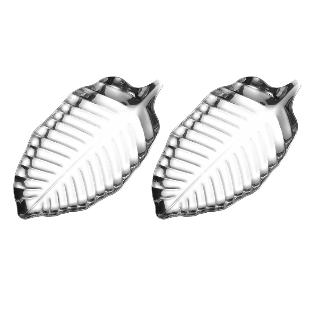

2Pcs Stainless Steel Tray for Kitchen Appliances Spoon Storage Plate Soup Ladle Holder Tableware Utensils ganizers