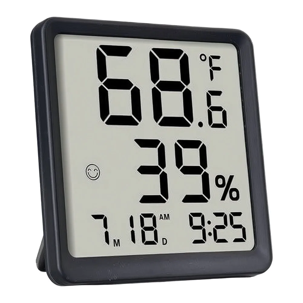 3-in-1 Electronic Hygrometer Thermometer Timer For Indoor Air Quality Control In Living Room Study And Refrigerator Storage