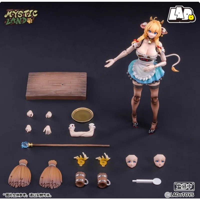 Special OfferIn Stock,LADoTOYS 1/12 Mistic Land Daisy Taurus Waitress Ver.Furry Girl,Articulated Action Figure,Collectible Mol,w
