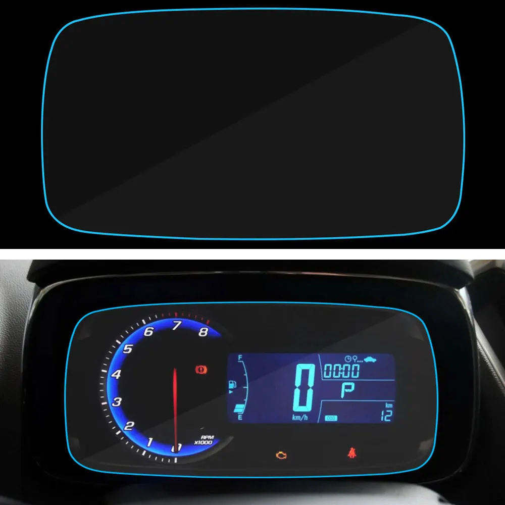 Instrument Cluster Soft Pvc Screen Protector Fim for Chevrolet Trax 2014 - 2019 LHD Digital Meter Display Protective Accessories