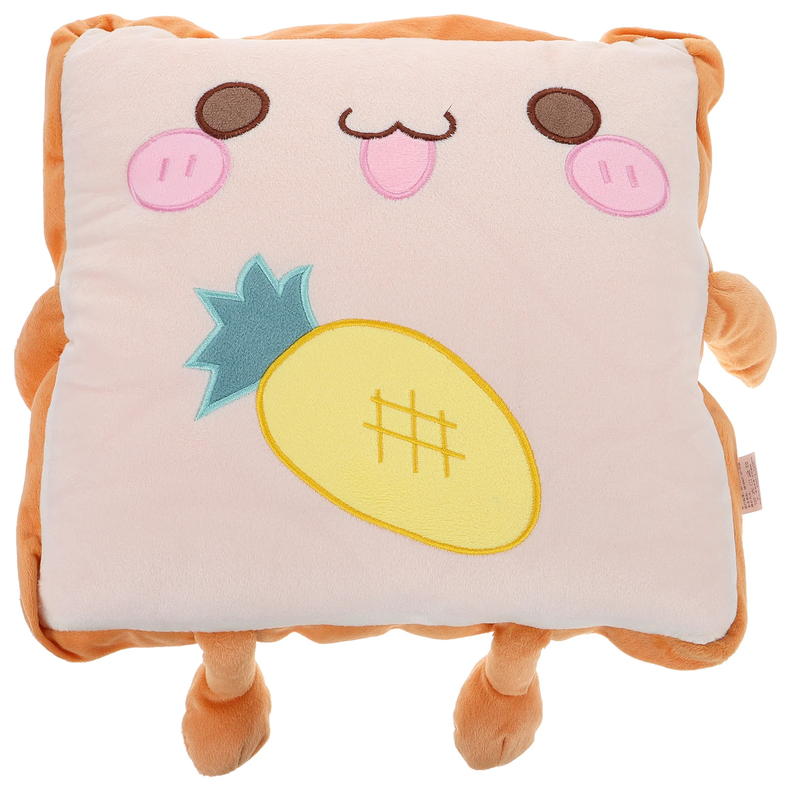 

Thickened Toast Bread Blanket Combo Foldable Nap Cushion For Car Office Home Adults 38X38Cm Dual-Sided Comfort Supportive