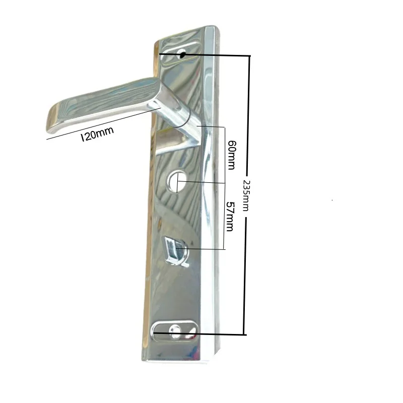 Original 1st Gen TENER Lock Handle Panel for Wangli Security Door, W/L Lock Anti-theft Handle