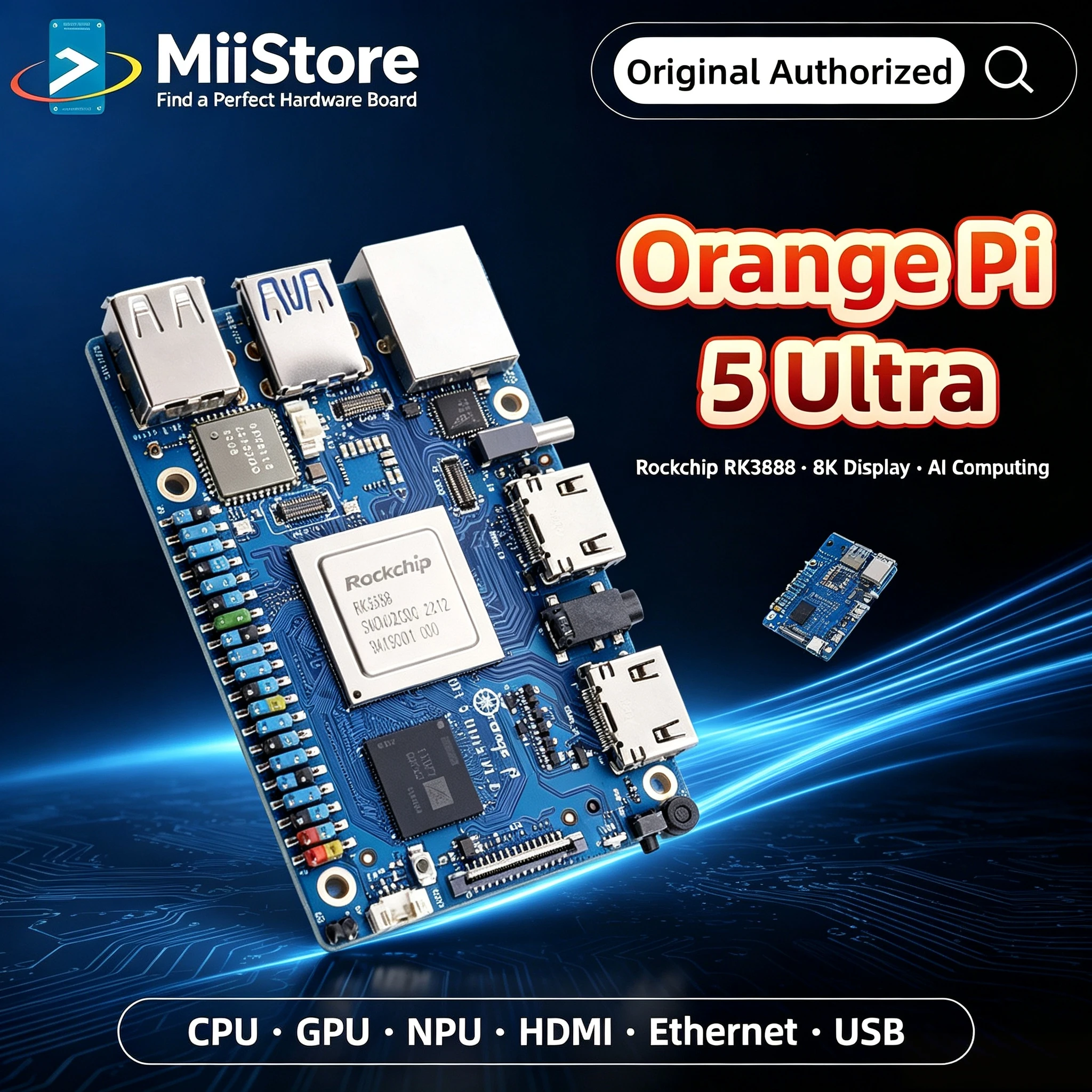 Orange Pi 5 Ultra, RAM LPDDR5  - Rk3588 Mini Pc Board ulasan dan harga