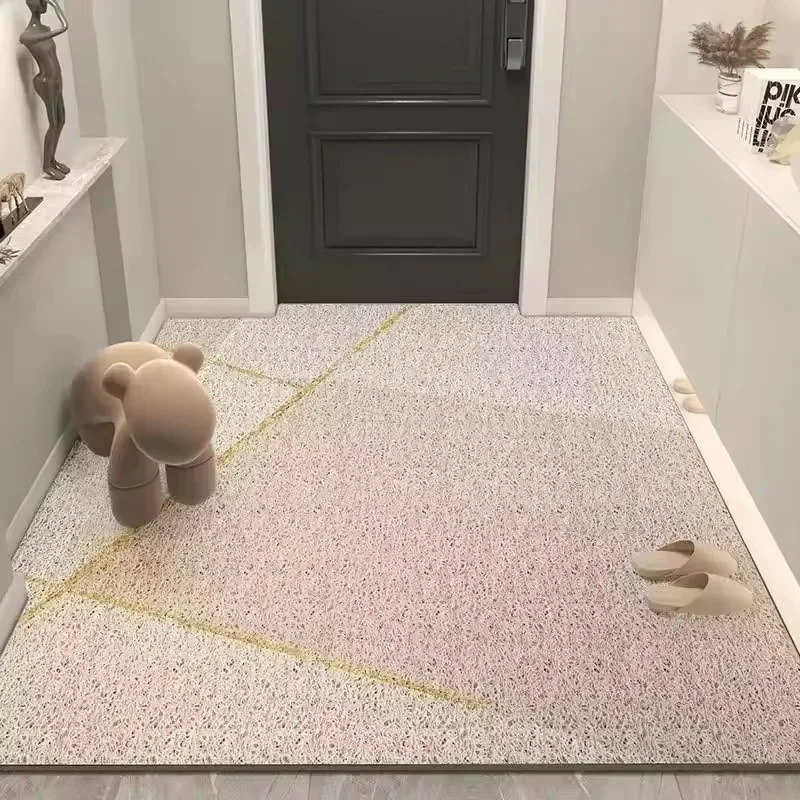 Silk Circle Entrance Door Mat Dirt Resistant and Dirt Resistant Foot Mat Cloud Shaped Door Mat Cutting At The Entrance