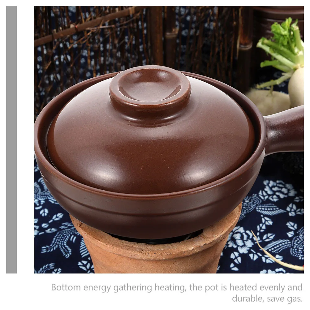 طبق طاجن من السيراميك الليثيوم 2.5 لتر سطح أملس مقاوم لدرجات الحرارة العالية حتى توزيع الحرارة لأرز الدجاج المطهو ببطء