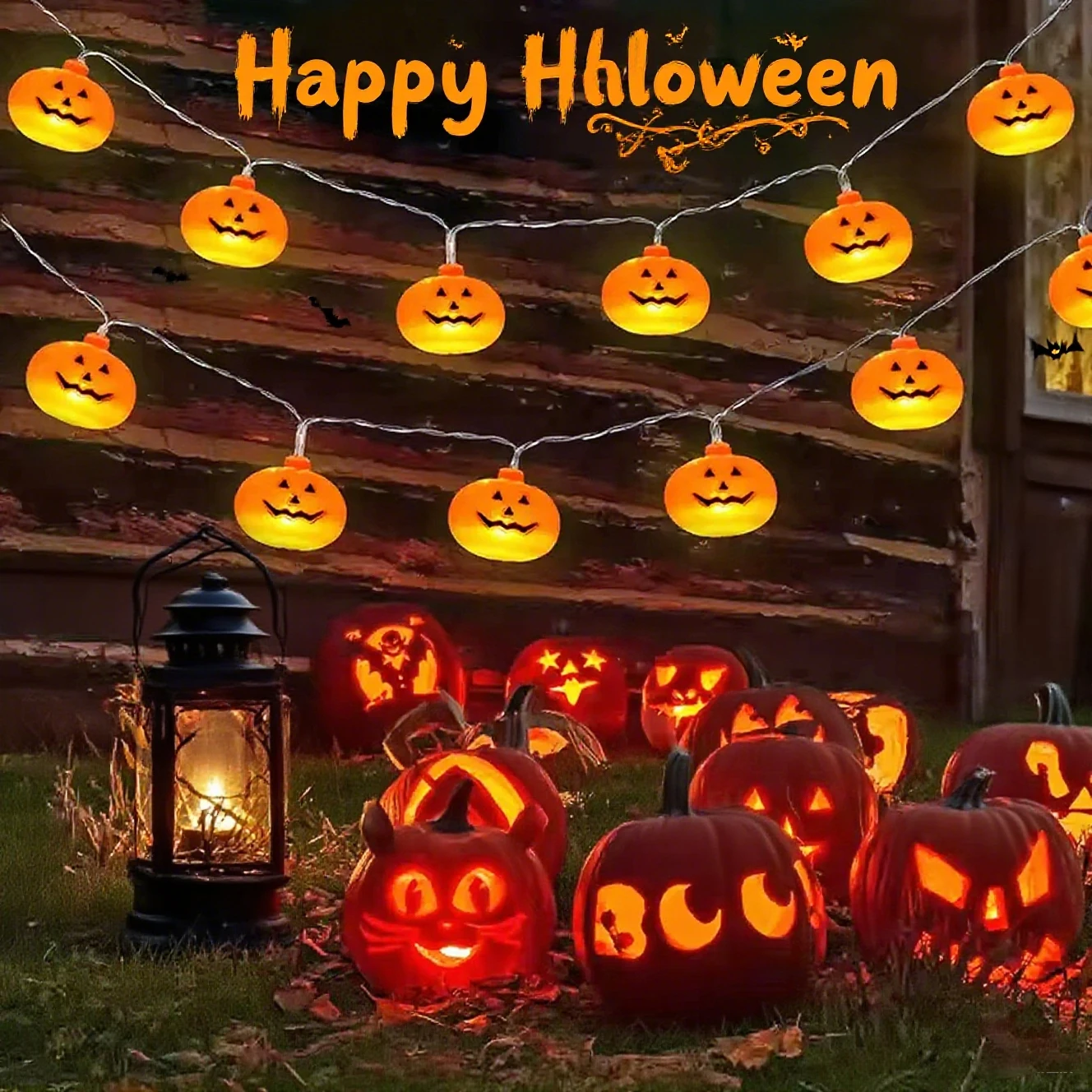 ハロウィン パンプキン ストリングライト LED フェアリー - Led Fairy String Lights のレビューと価格