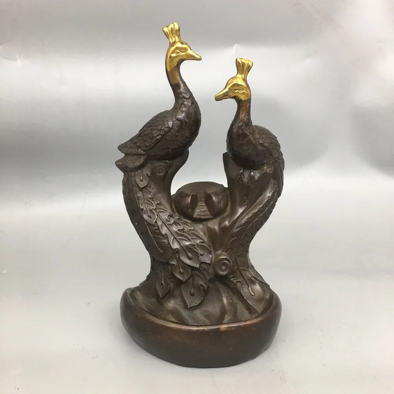 Backflow Purple Clay Antique Ceramic Retro Nostalgic Phoenix Creative Living Room Decoration Incense Burner