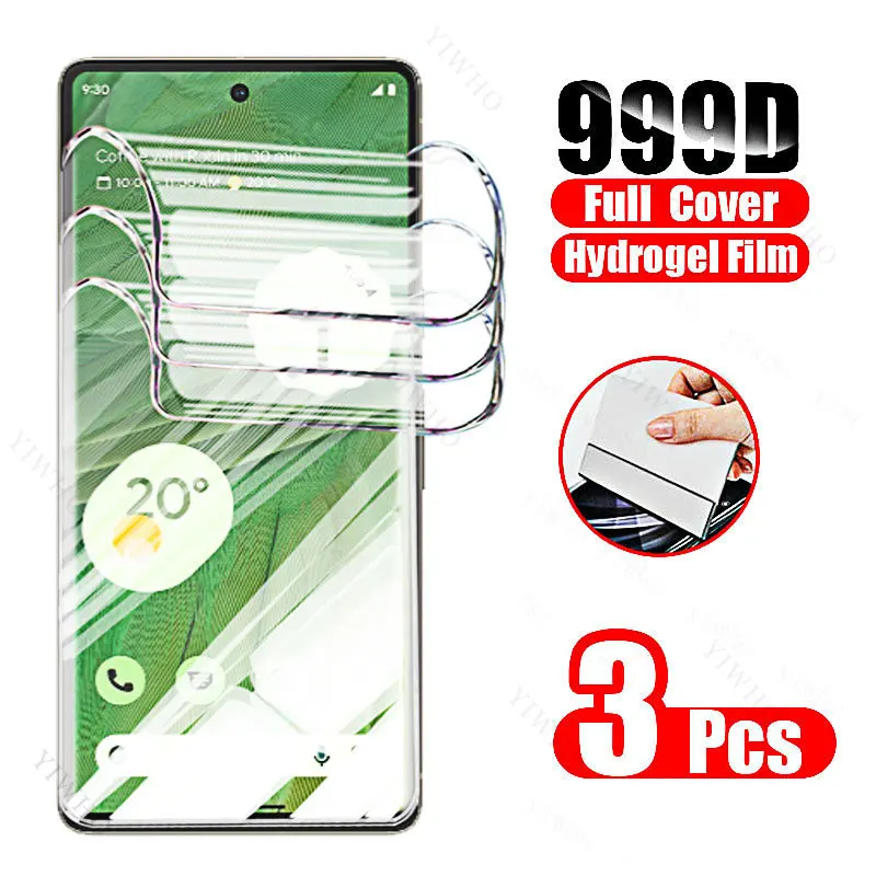 Hydrogel Film for Google Pixel 6a 5a 6 7 Pro 5G Camera Lens Screen Protector on For Goole Pixel 6a 6 5a 5 A 7Pro Not Glass Safty