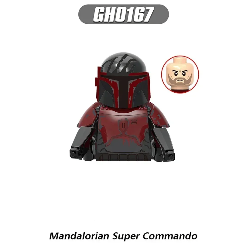 G0122 Star Wars Mandalorian Clone Troopers Imperial Stormtrooper Mini Robot Figure Toy Bricks Assembling Doll Present GH0171