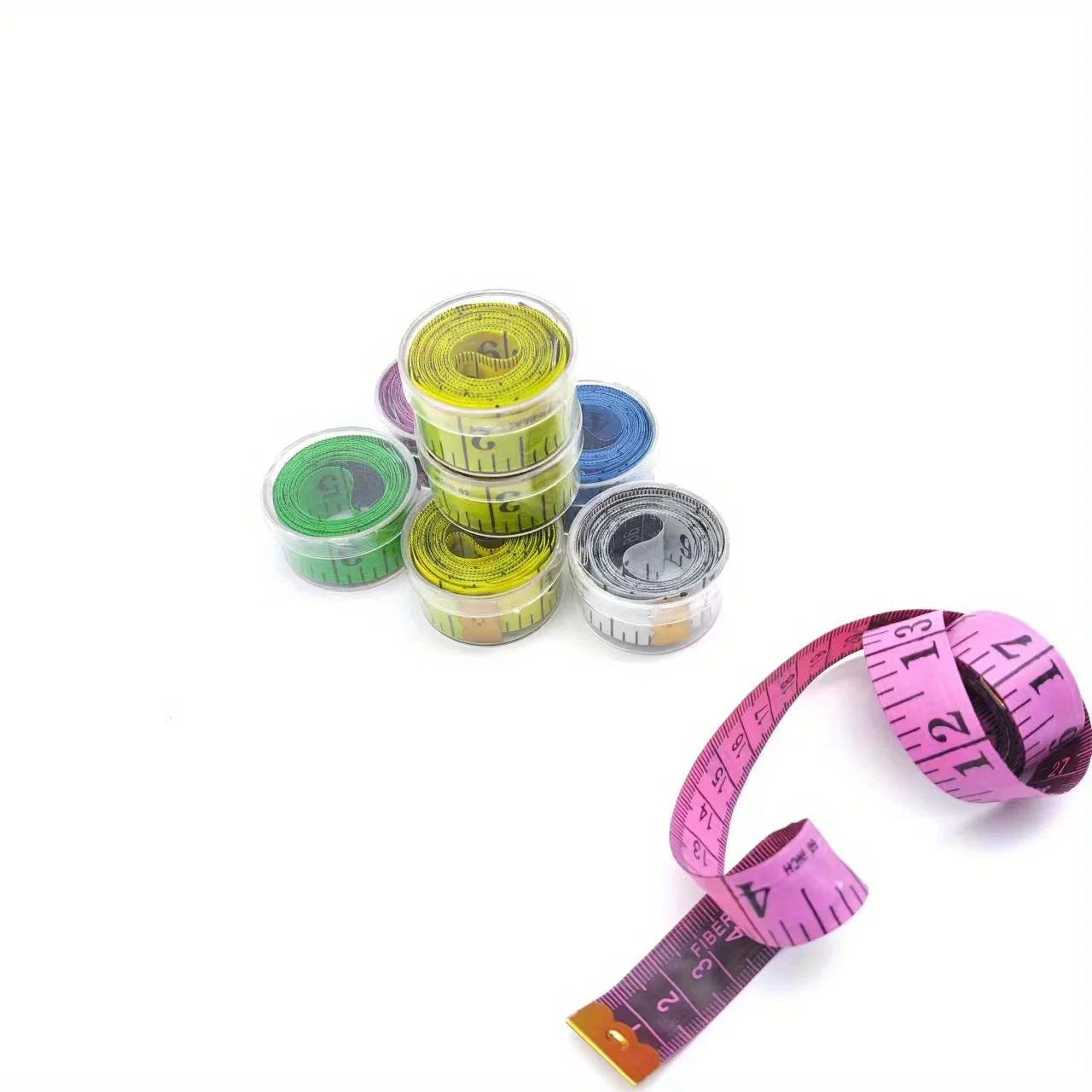 1pc/5pc Measuring Tailor Tape, Color Random, Sewing Tape Measure