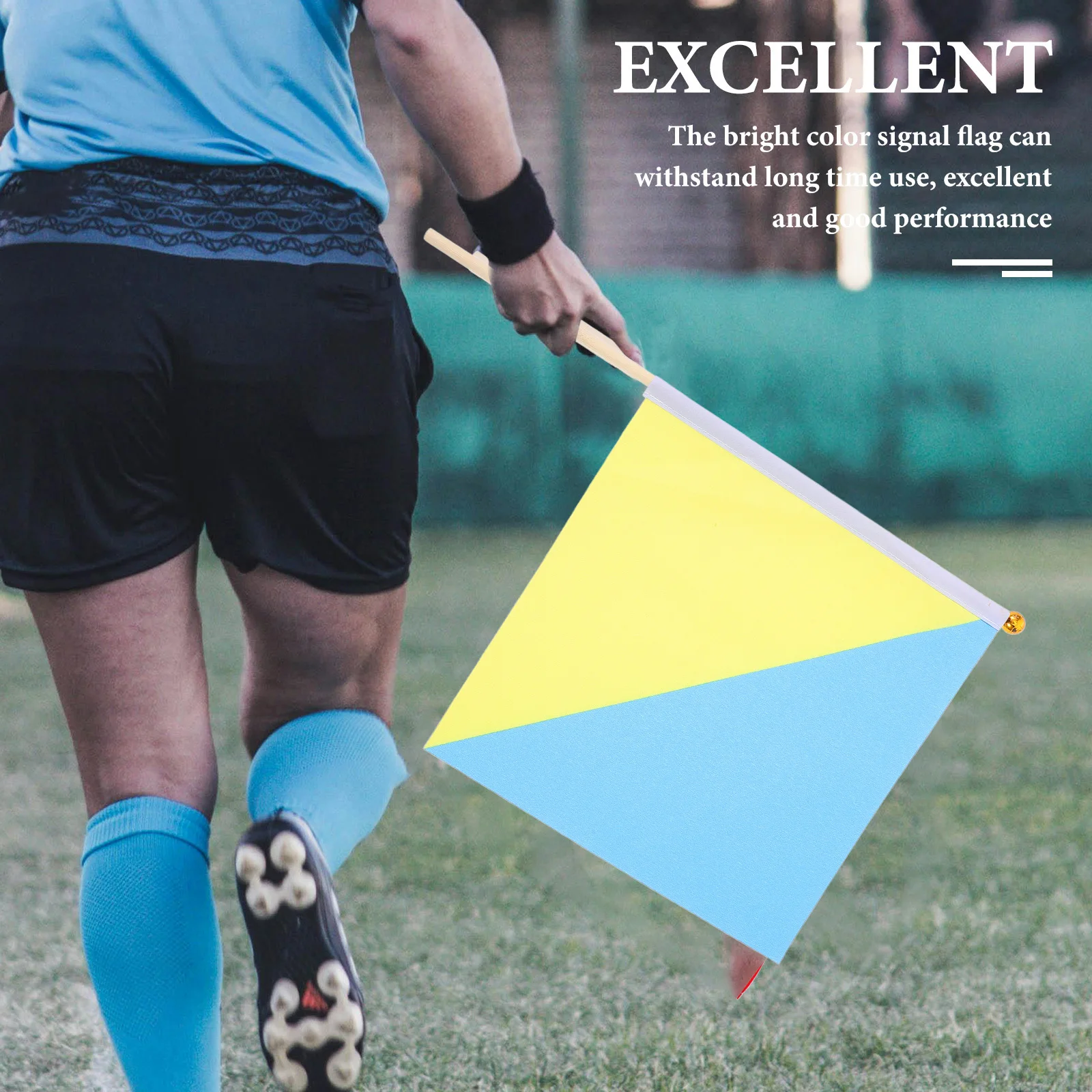 

4Pcs Commanding Navy Signal Flags Polyester Handheld for Referee Race Sports Training Signals Signal Flag Referee Flag