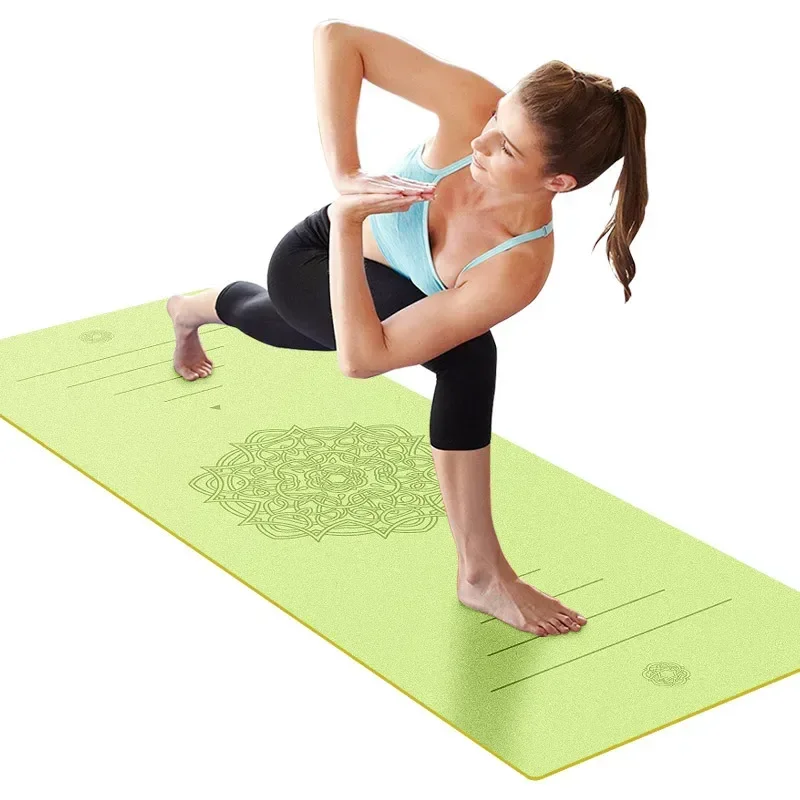 183cm Workout Home Gym Tapis De Sport Fitness Exercise Tapete De Yoga Free Shipping Yoga Mats 5mm Thick Non-slip Pilates