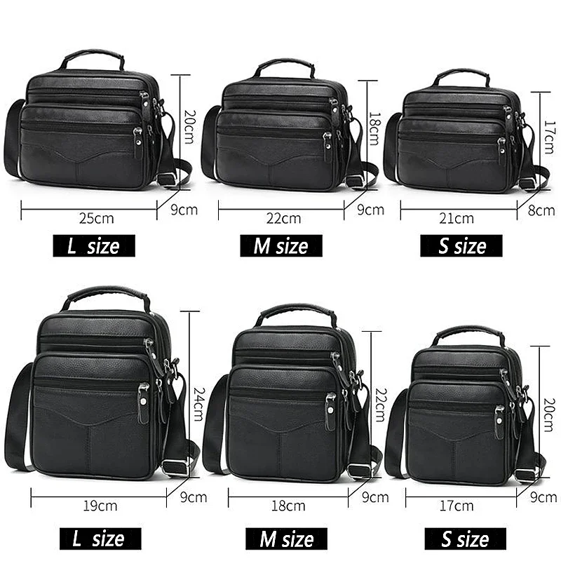 Obrázek 3: 2026 pánské brašna originální kůže kabelky podnikání bedra pytle muži kurýr pytle malý crossbody pytle pro muž móda kabelka