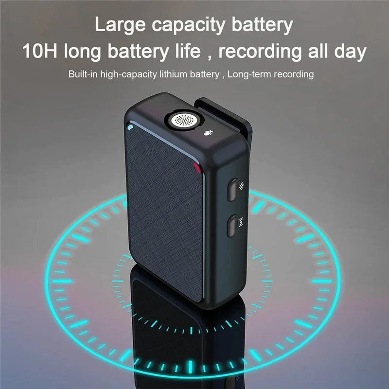 Con 98ft per Smartphone DSLR Camera DV Vlog YouTube Live Wireless microfono di registrazione Lavalier Dual Channel risvolto Mic System