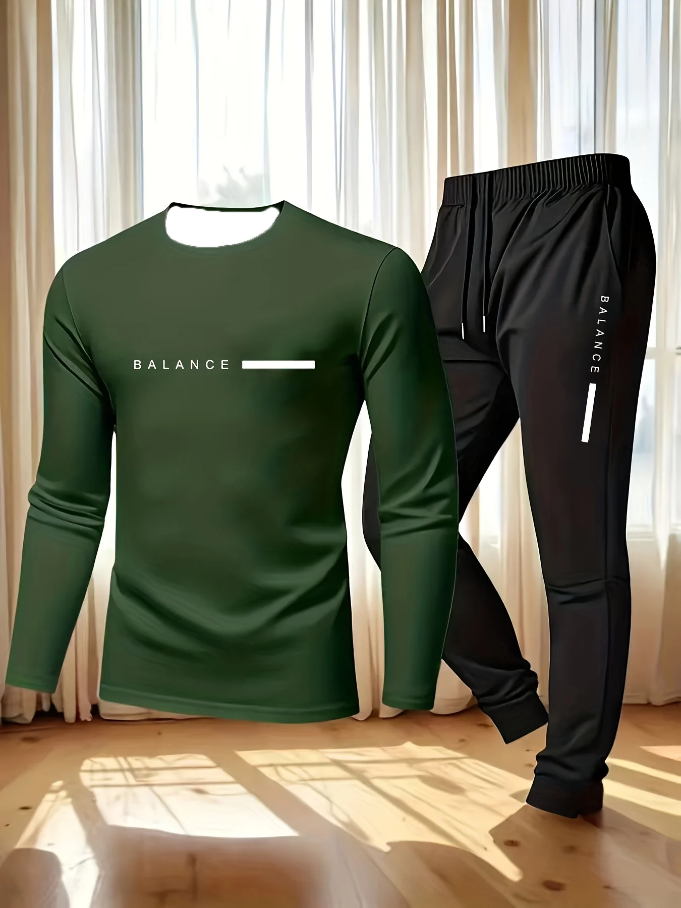جديد الأساسية الخريف والشتاء الرجال طويلة الأكمام تي شيرت السراويل الطويلة بدلة رياضية غير رسمية ملابس منزلية عصرية ومريحة