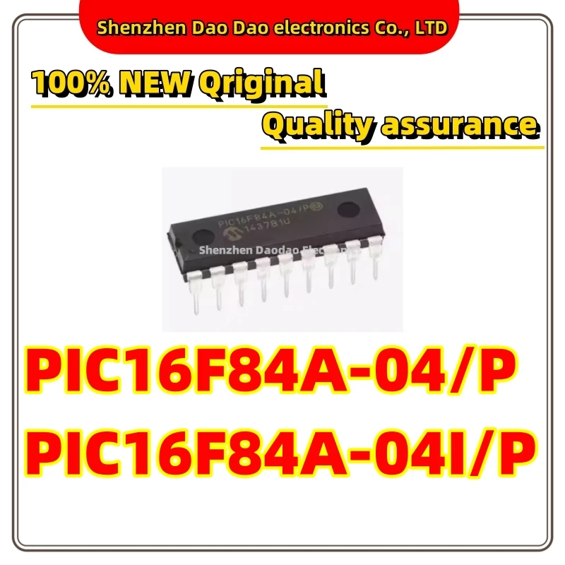 

PIC16F84A-04/P PIC16F84A-04I P PIC16F84A-04 I DIP-18 Microcontroller chip ic new original