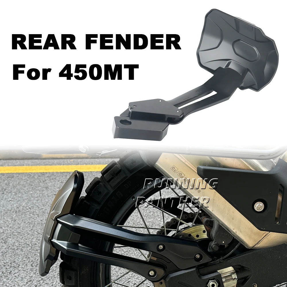 

Motorcycle Accessories Rear Wheel Hugger Mudguard Rear Fender Mudflap Guard For CFMOTO 450MT 450 MT