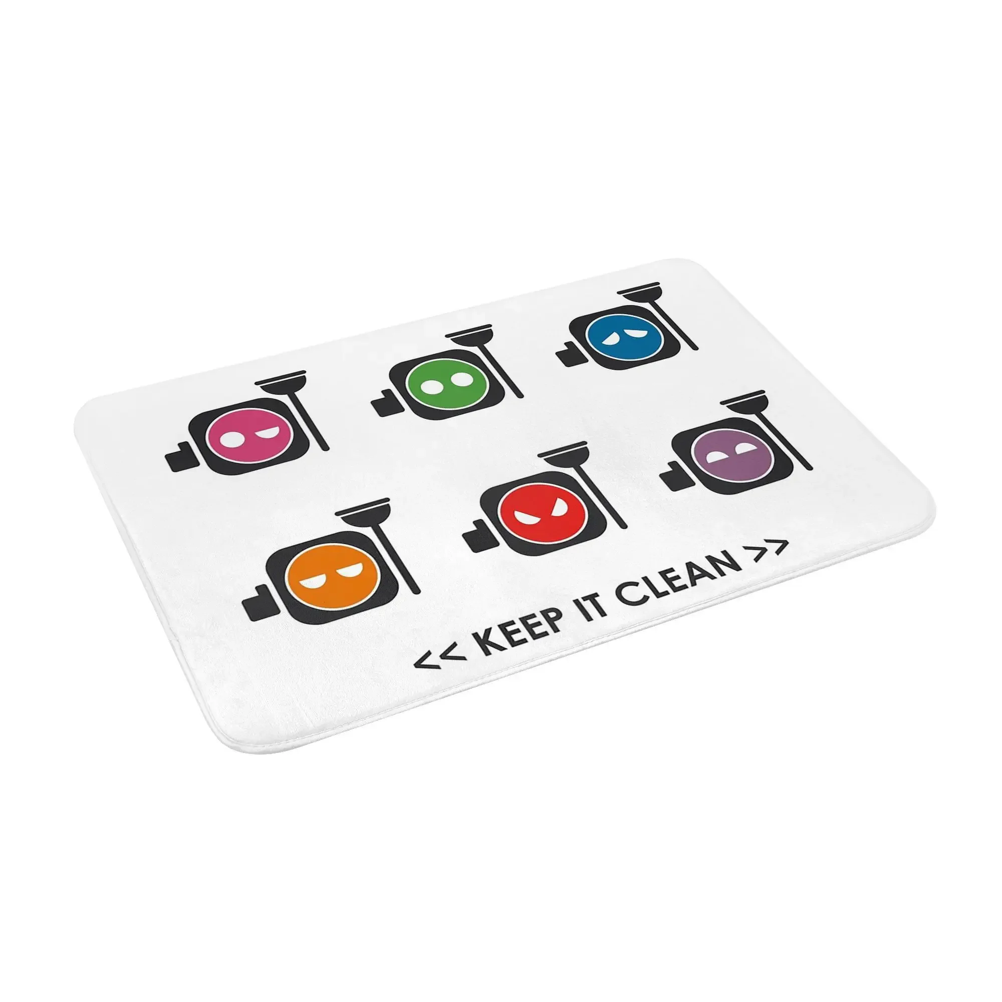 Keep it Clean Emotions Anti-slip Doormat Floor Mat Absorbent Mat Carpet Rug for Kitchen Entrance Home Bedroom Footpad Mats