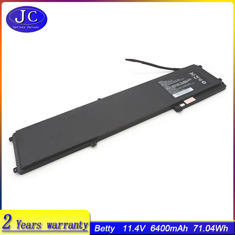 BETTY RZ09-0102 Laptop Battery For Razer Blade 2014 RZ09-0102 RZ09-0116 RZ09-0130 RZ09-01301E20 RZ09-01161E31 11.4V 6400mAh