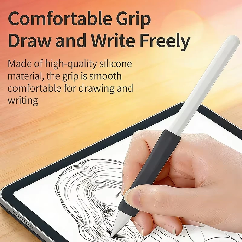 

Suitable for Apple Pencil 1st/2nd/3rd generation and Pro touchscreen pen protective case - diamond-shaped pen grip case