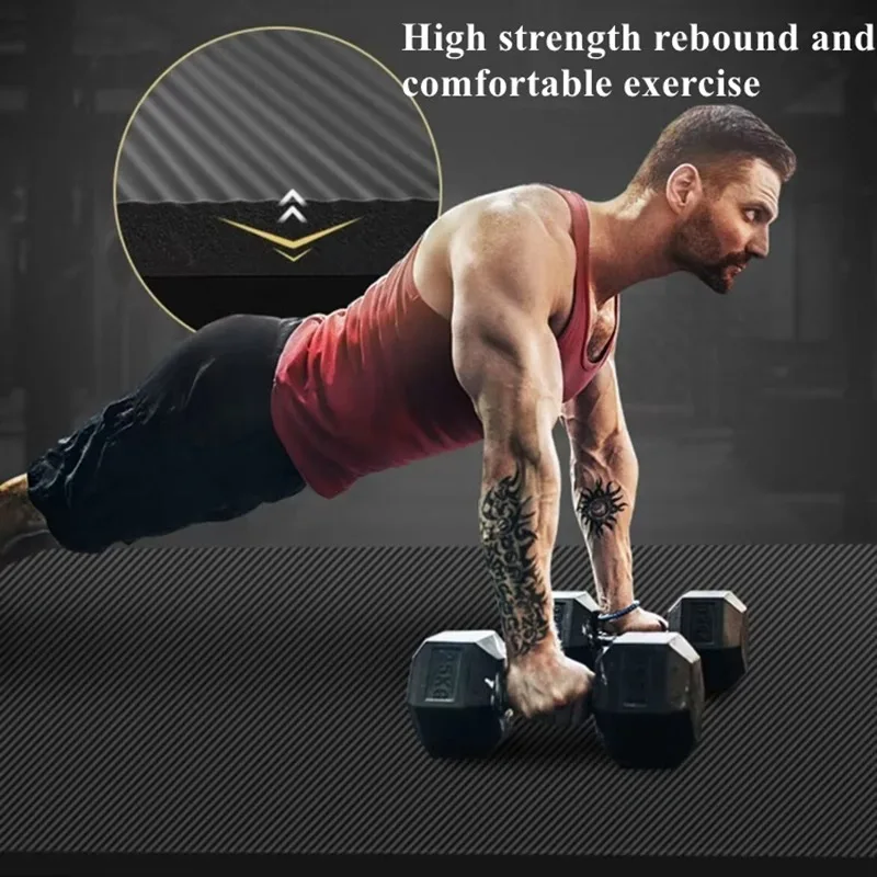 18 مللي متر سميكة اليوغا الحصير 183 × 60 سنتيمتر المضادة للانزلاق الرياضة اللياقة البدنية حصيرة الراحة رغوة اليوغا مات لممارسة اليوغا وبيلاتيس بساط جمباز