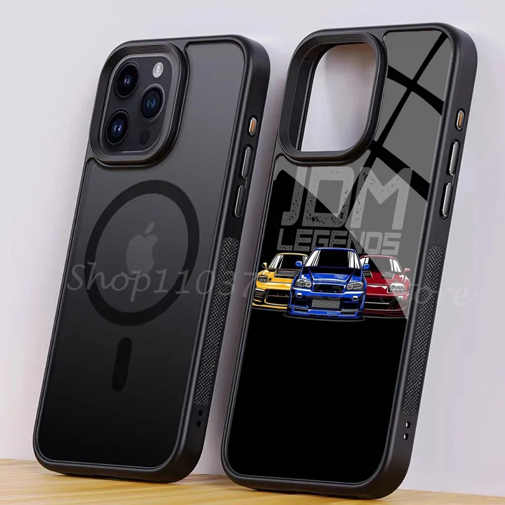 

Jdm Legends Phone Case For IPhone 15 14 13 Pro Max 11 Mini Alex Mirror For Magsafe Wireless Charging Cover